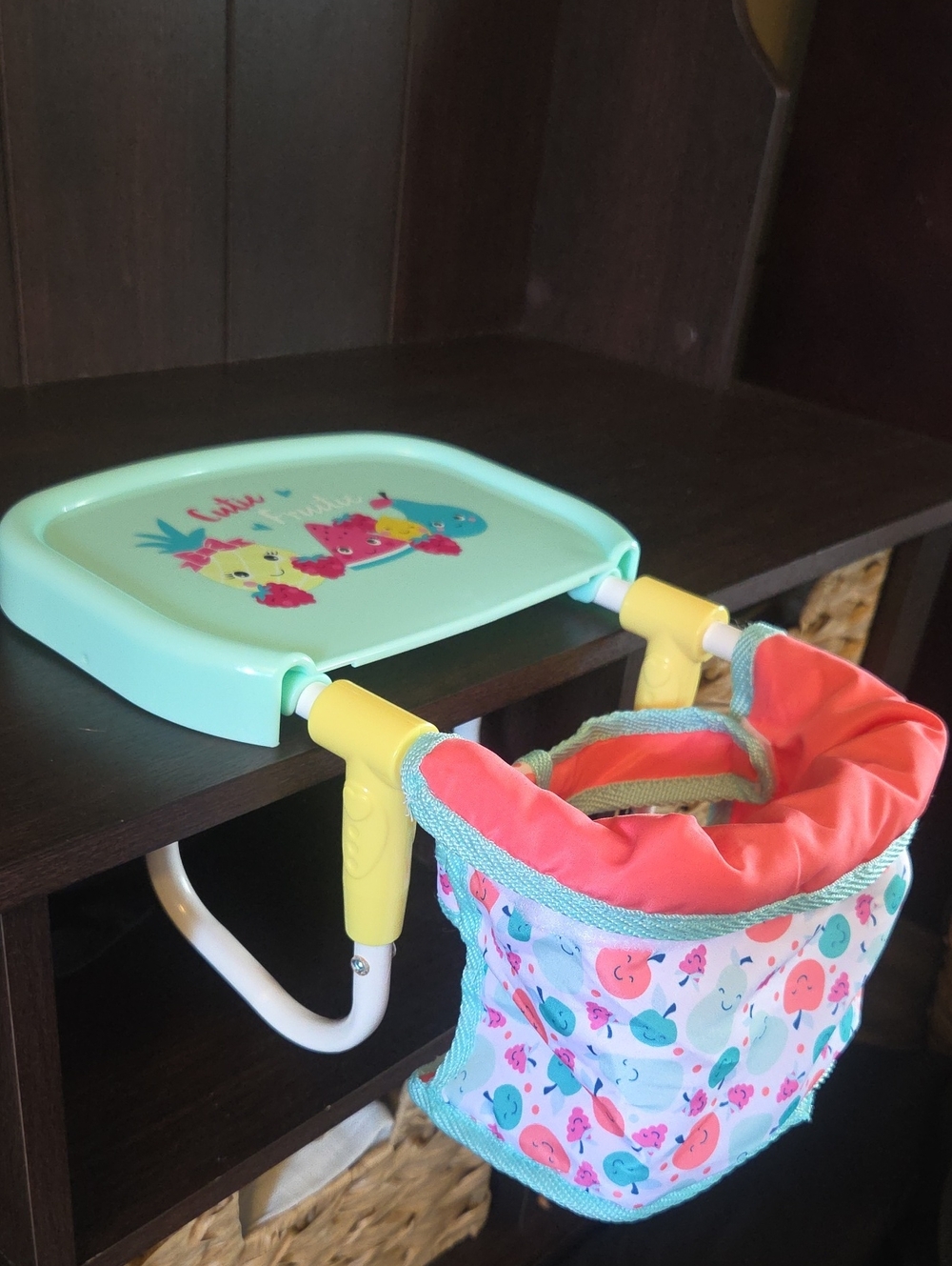 Babydoll Hanging High Chair- Mint Pink